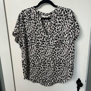 Maurice’s animal print blouse